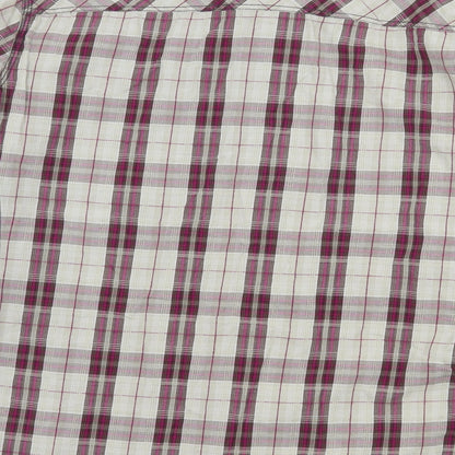 Mens UK Size L NEXT Grey  Button-Up Long Sleeve Casual Shirt