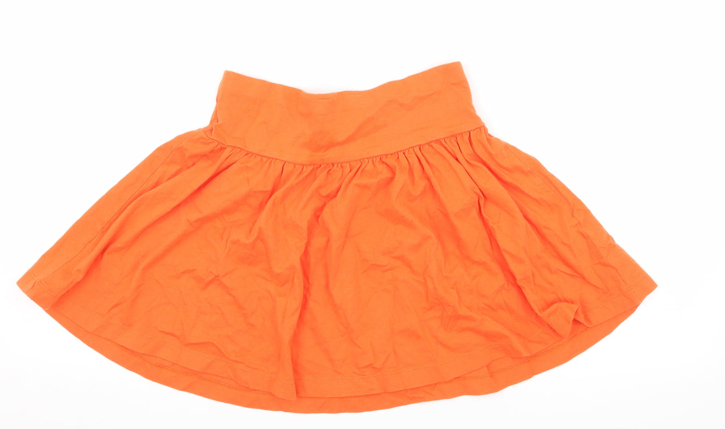 George Girls Orange  Jersey Flare Skirt Size 12-13 Years
