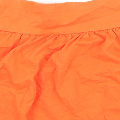 George Girls Orange  Jersey Flare Skirt Size 12-13 Years