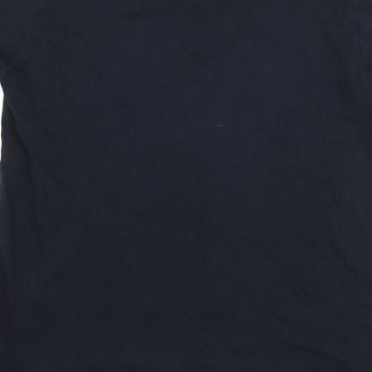 Urban Outfitters Mens Black Striped Jersey  T-Shirt Size M