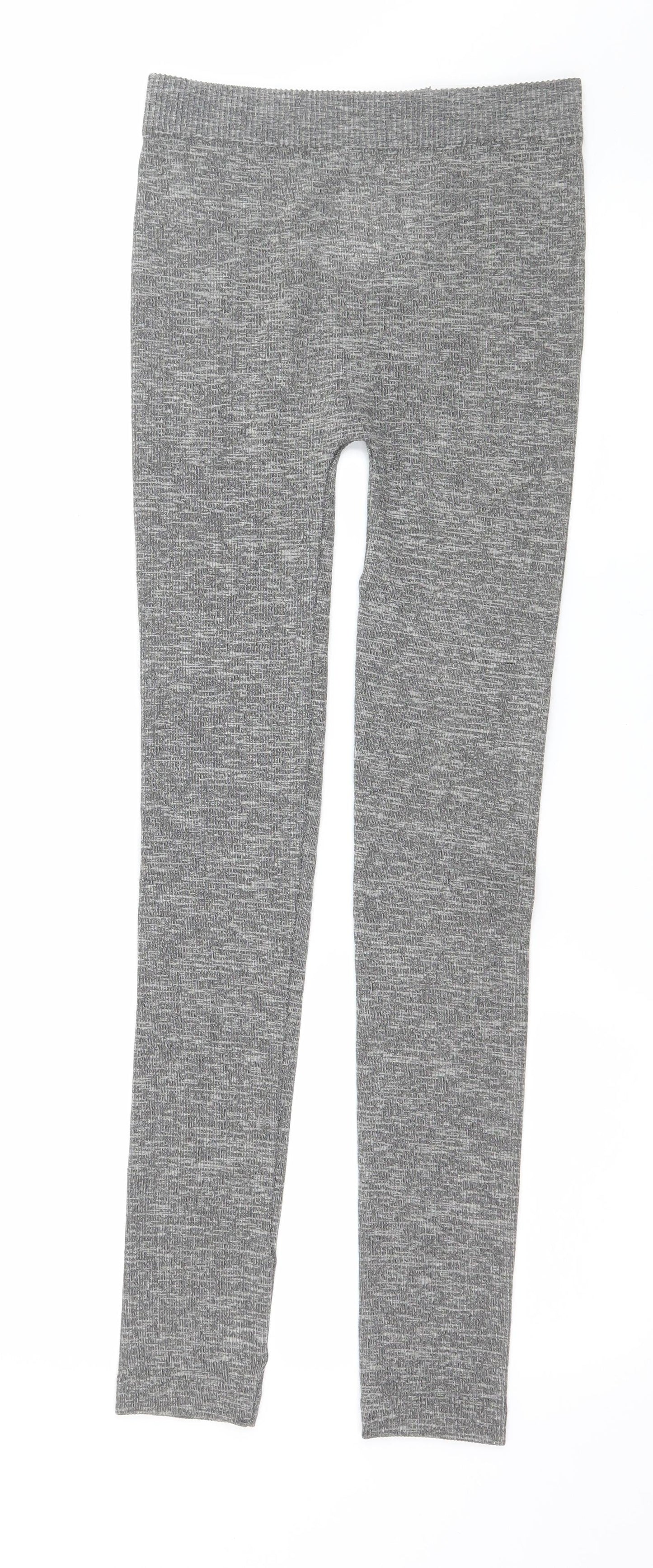 Xersion Womens Grey  Jersey Capri Leggings Size S L27 in