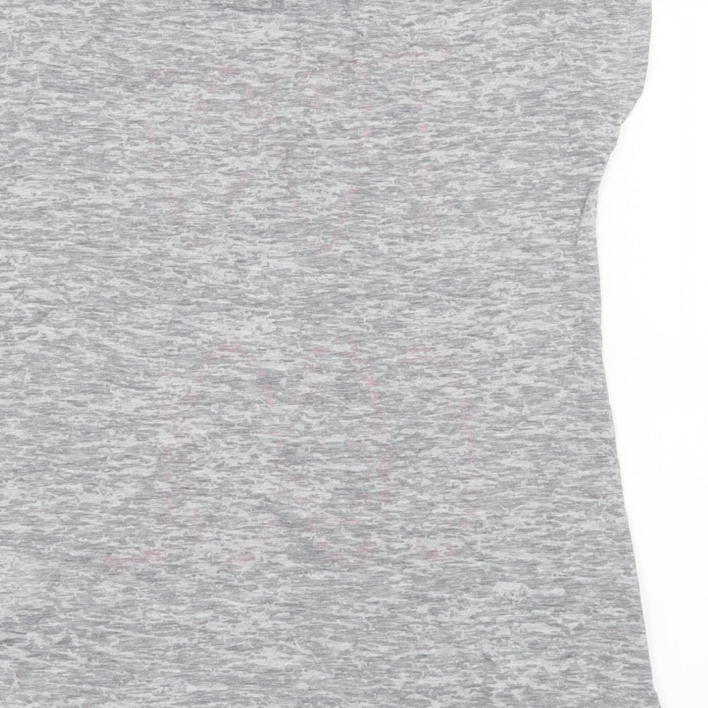 Marks and Spencer Girls Grey  Jersey Basic T-Shirt Size 11-12 Years  - Too cool