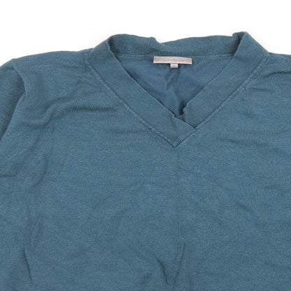 John Lewis Womens Blue  Knit Pullover Jumper Size XL