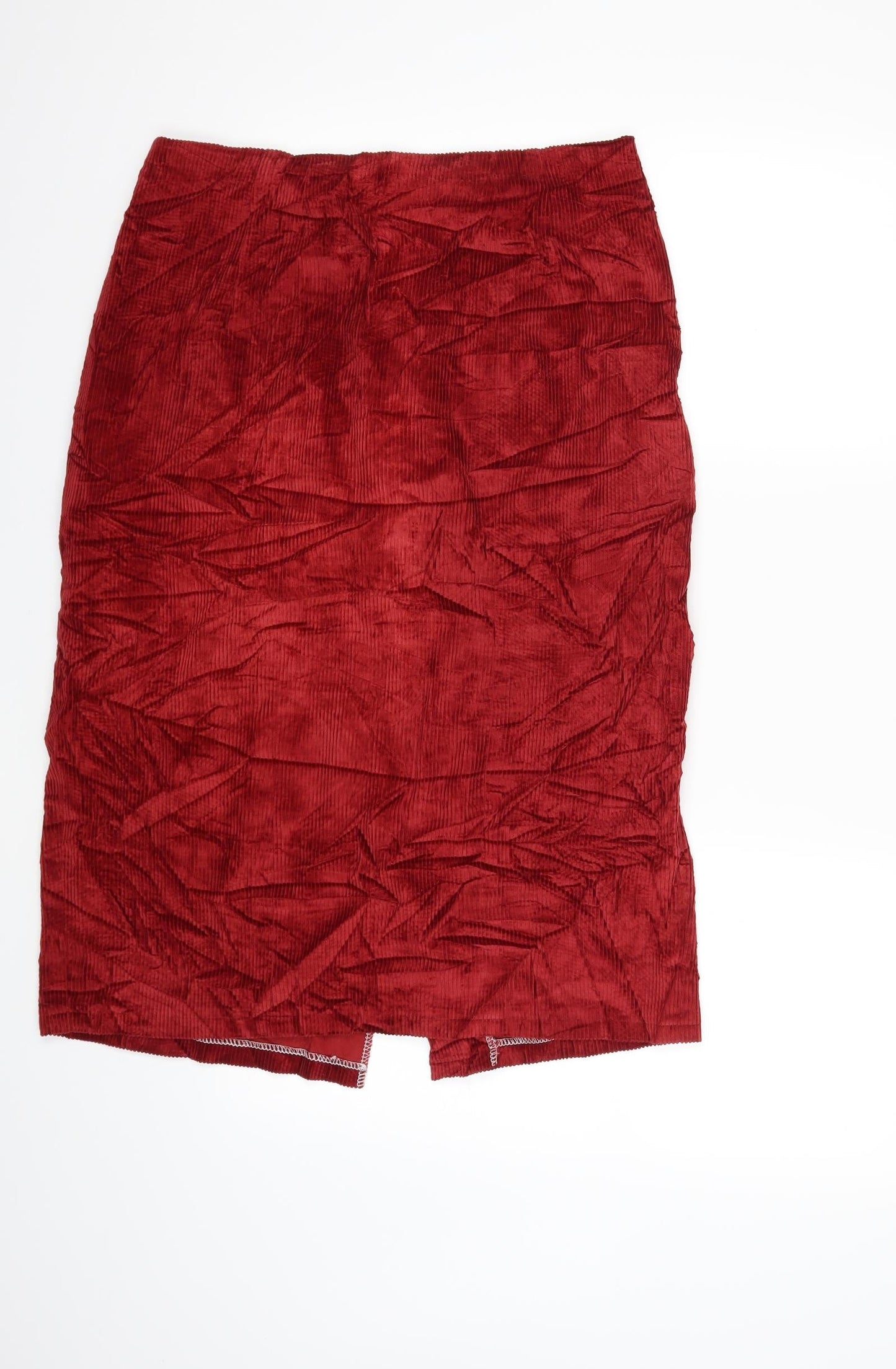 Womens UK Size 30 in Preworn Straight & Pencil Corduroy Skirt