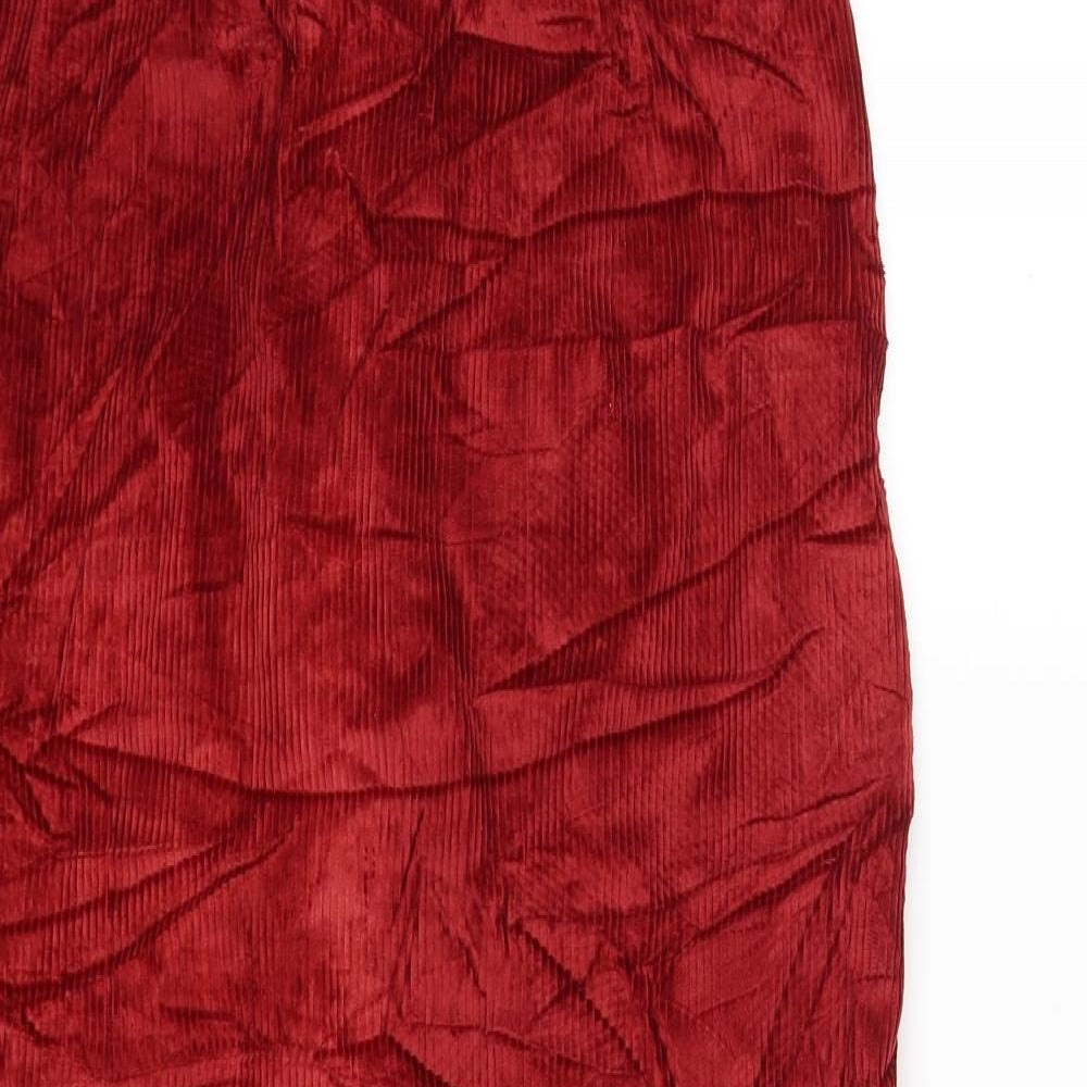 Womens UK Size 30 in Preworn Straight & Pencil Corduroy Skirt