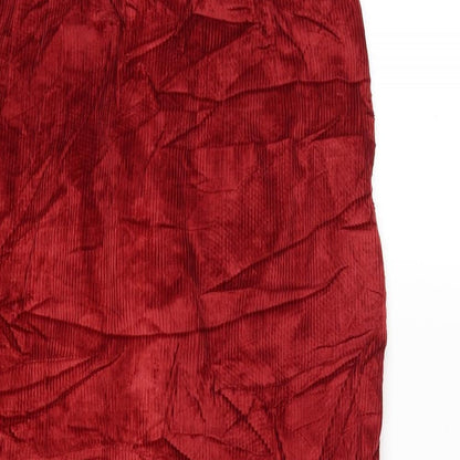 Womens UK Size 30 in Preworn Straight & Pencil Corduroy Skirt