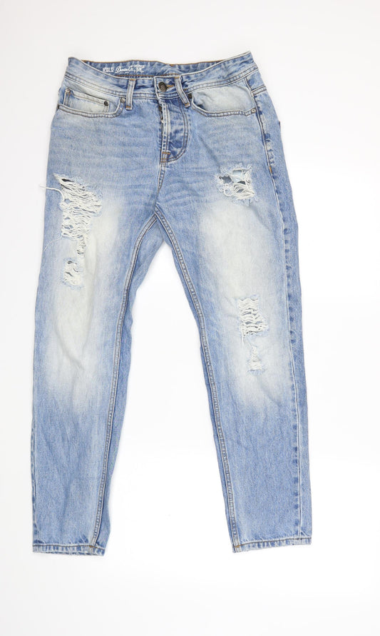 Denim & Co. Womens Blue  Denim Skinny Jeans Size 30 in L30 in