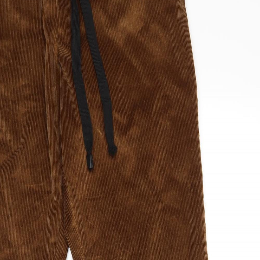 Womens UK Size 32 in Preworn Regular Fit  Brown Trousers
