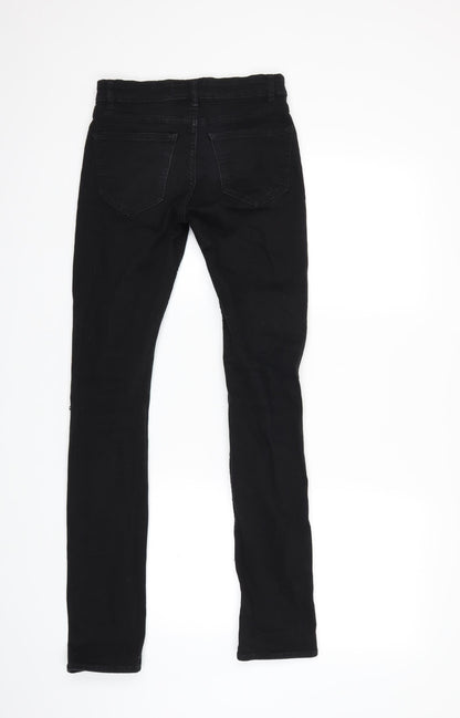 Dorothy Perkins Womens Black  Denim Skinny Jeans Size 28 in L32.5 in
