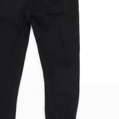 Dorothy Perkins Womens Black  Denim Skinny Jeans Size 28 in L32.5 in
