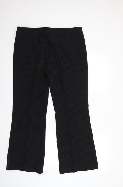 Womens UK Size 16 Atmosphere Regular Fit  Black Trousers