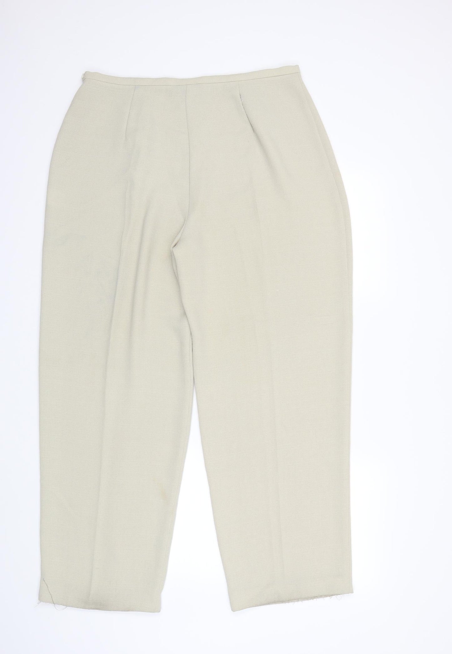 Womens UK Size 34 in Wallis Regular Fit  Beige Trousers