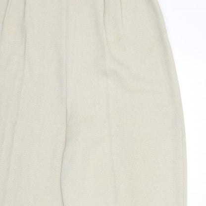 Womens UK Size 34 in Wallis Regular Fit  Beige Trousers