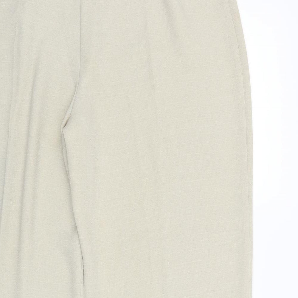 Womens UK Size 34 in Wallis Regular Fit  Beige Trousers