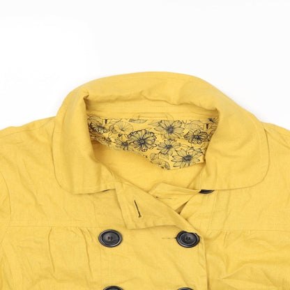 F&F Womens Yellow   Jacket  Size 18