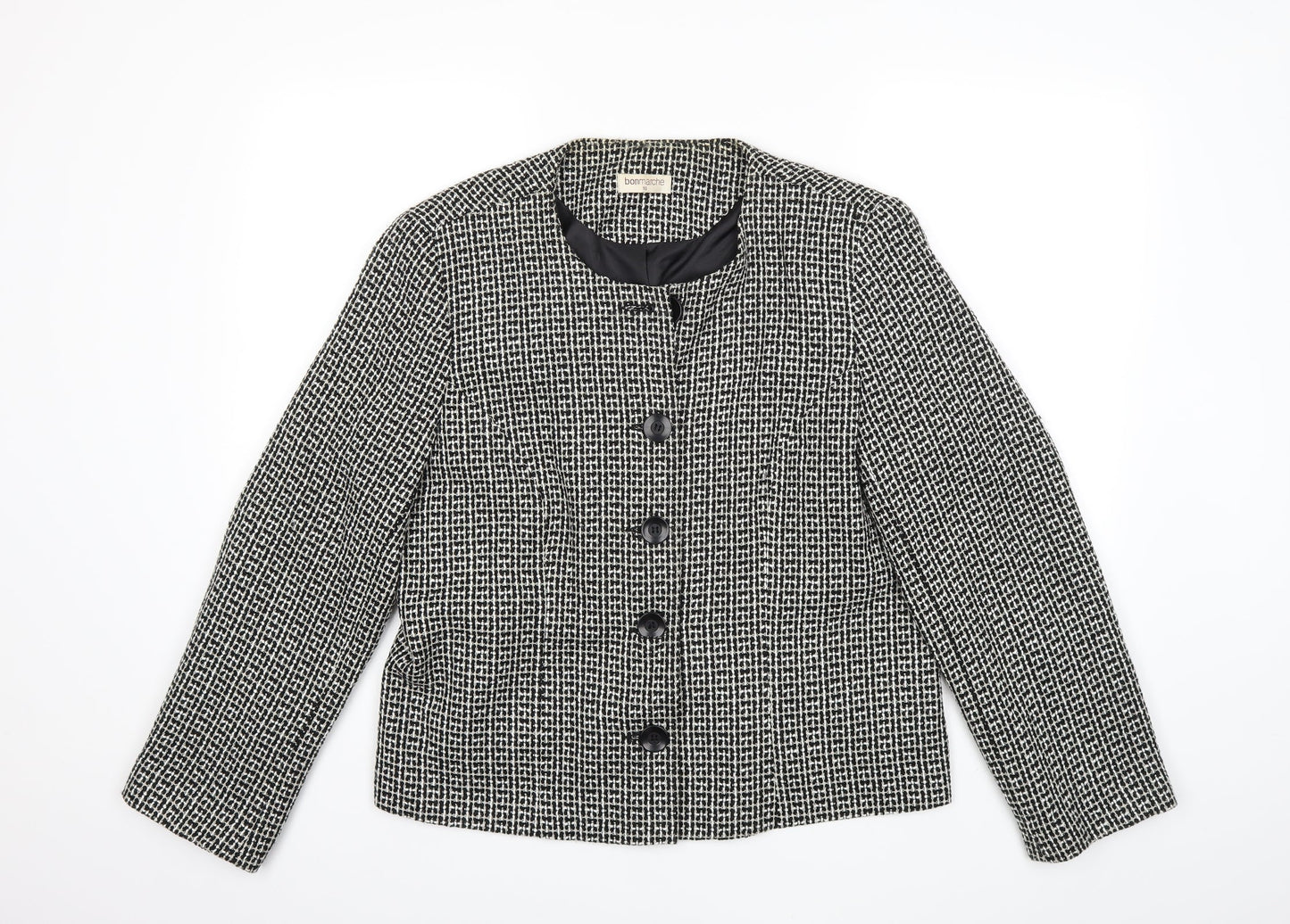 Womens UK Size 16 Bonmarché Black Jacket