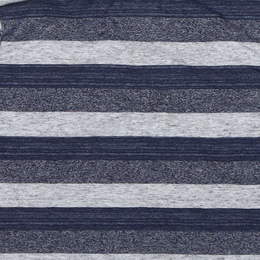 F&F Boys Blue Striped  Basic T-Shirt Size 4-5 Years