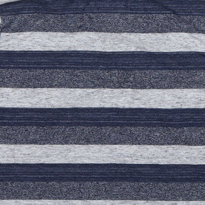 F&F Boys Blue Striped  Basic T-Shirt Size 4-5 Years