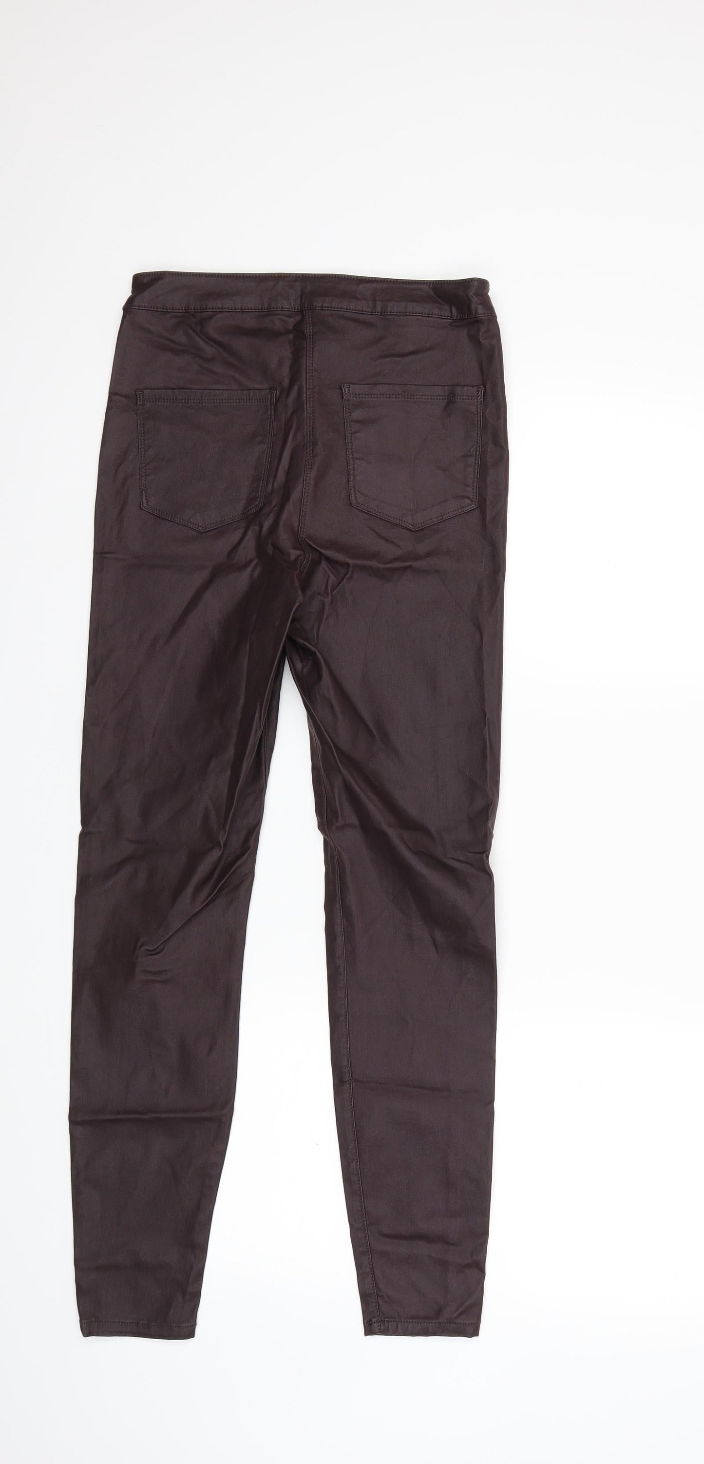 Womens UK Size 10 Matalan Regular Fit  Red Trousers