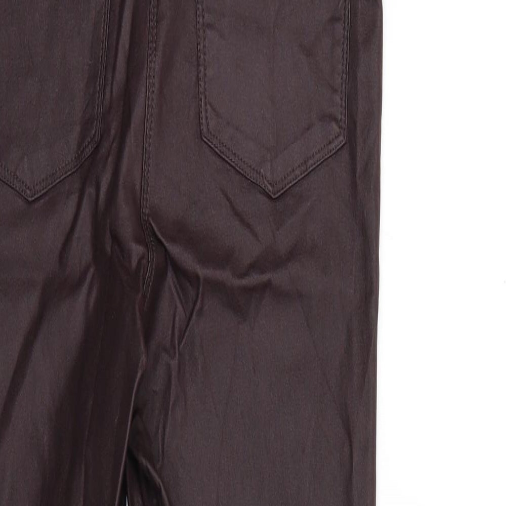 Womens UK Size 10 Matalan Regular Fit  Red Trousers