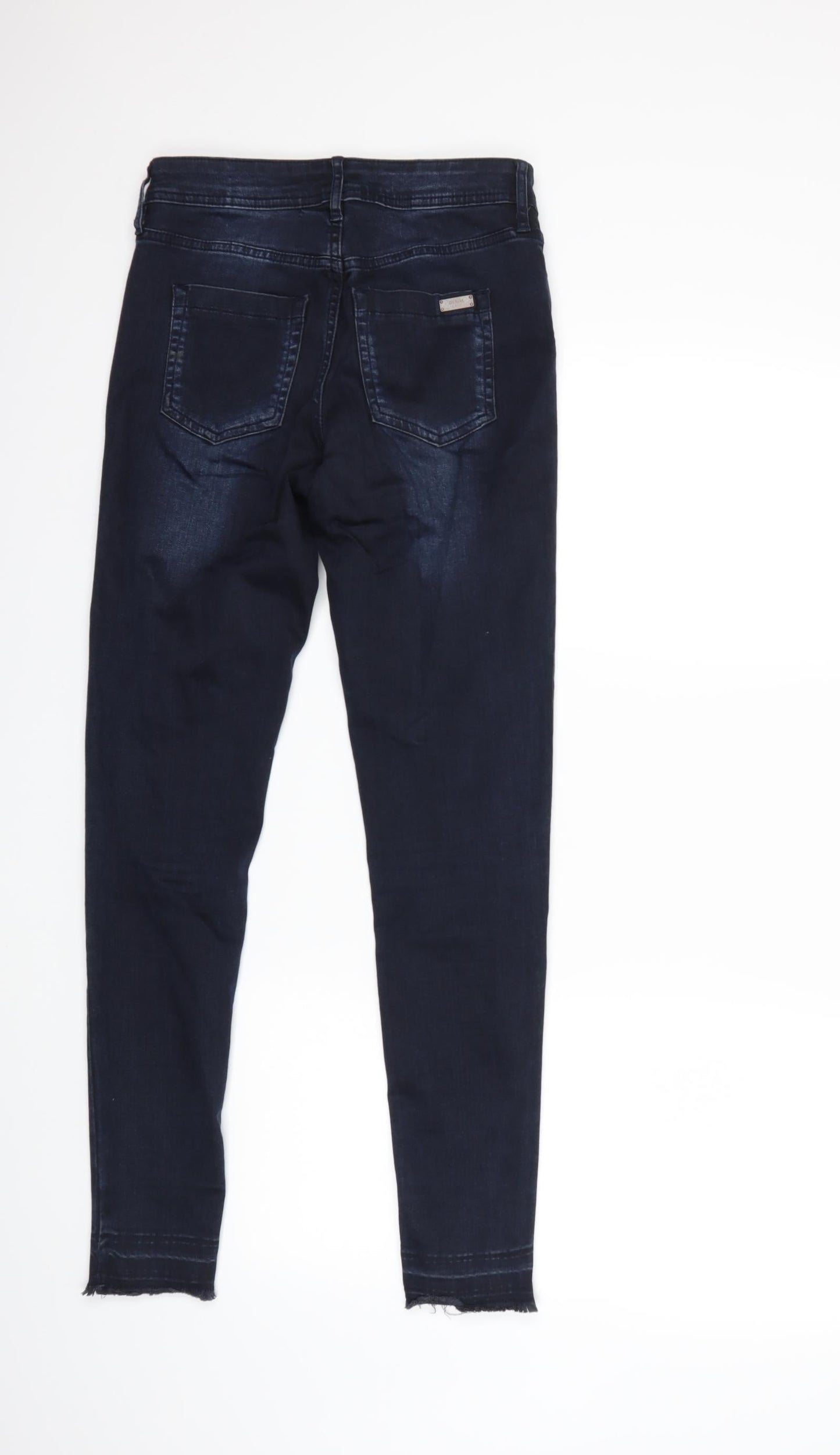 F&F Womens Blue  Denim Skinny Jeans Size 8 L27 in