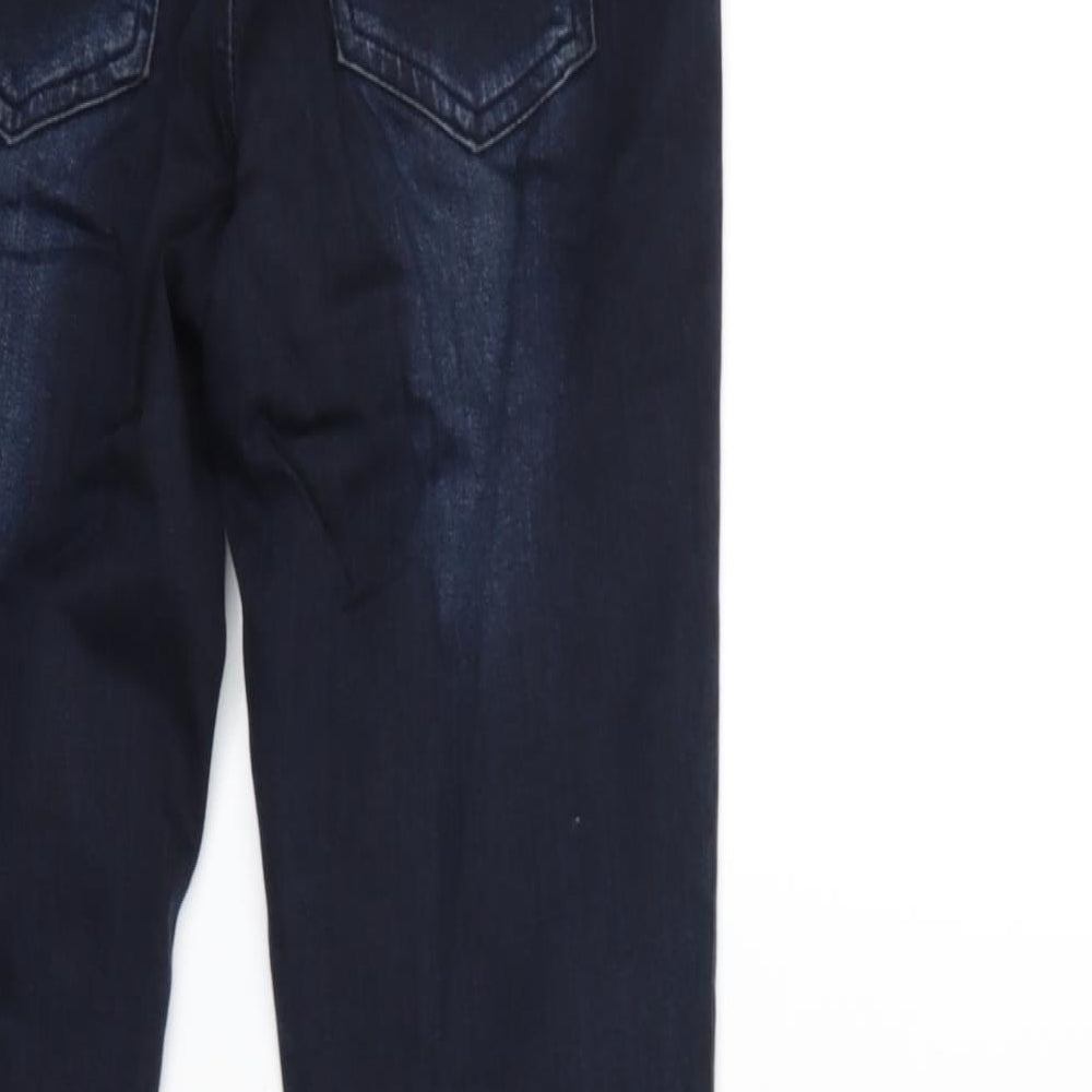 F&F Womens Blue  Denim Skinny Jeans Size 8 L27 in