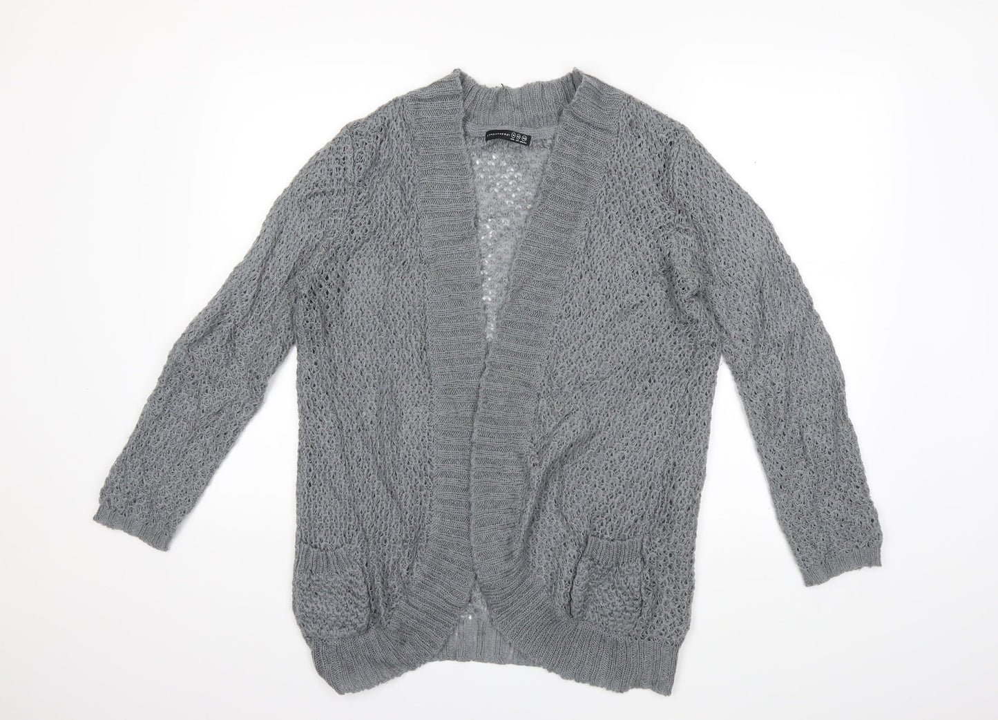 Atmosphere Womens Grey  Knit Cardigan Jumper Size 14