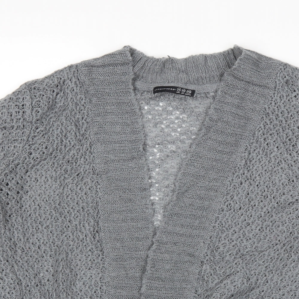 Atmosphere Womens Grey  Knit Cardigan Jumper Size 14