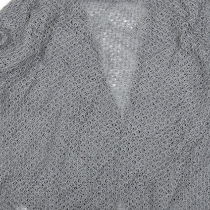Atmosphere Womens Grey  Knit Cardigan Jumper Size 14