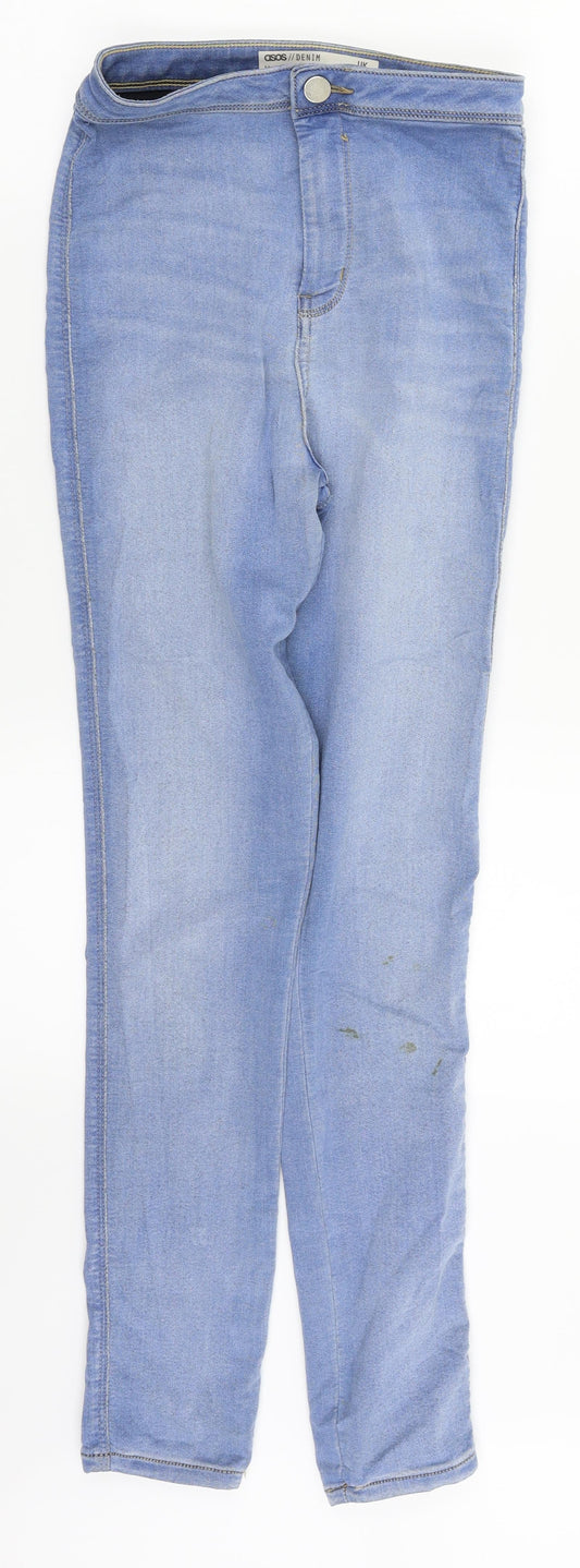 ASOS Womens Blue  Denim Straight Jeans Size 26 in L32 in