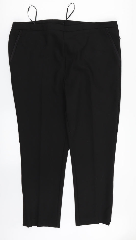 TU Womens Black   Dress Pants Trousers Size 16 L26 in