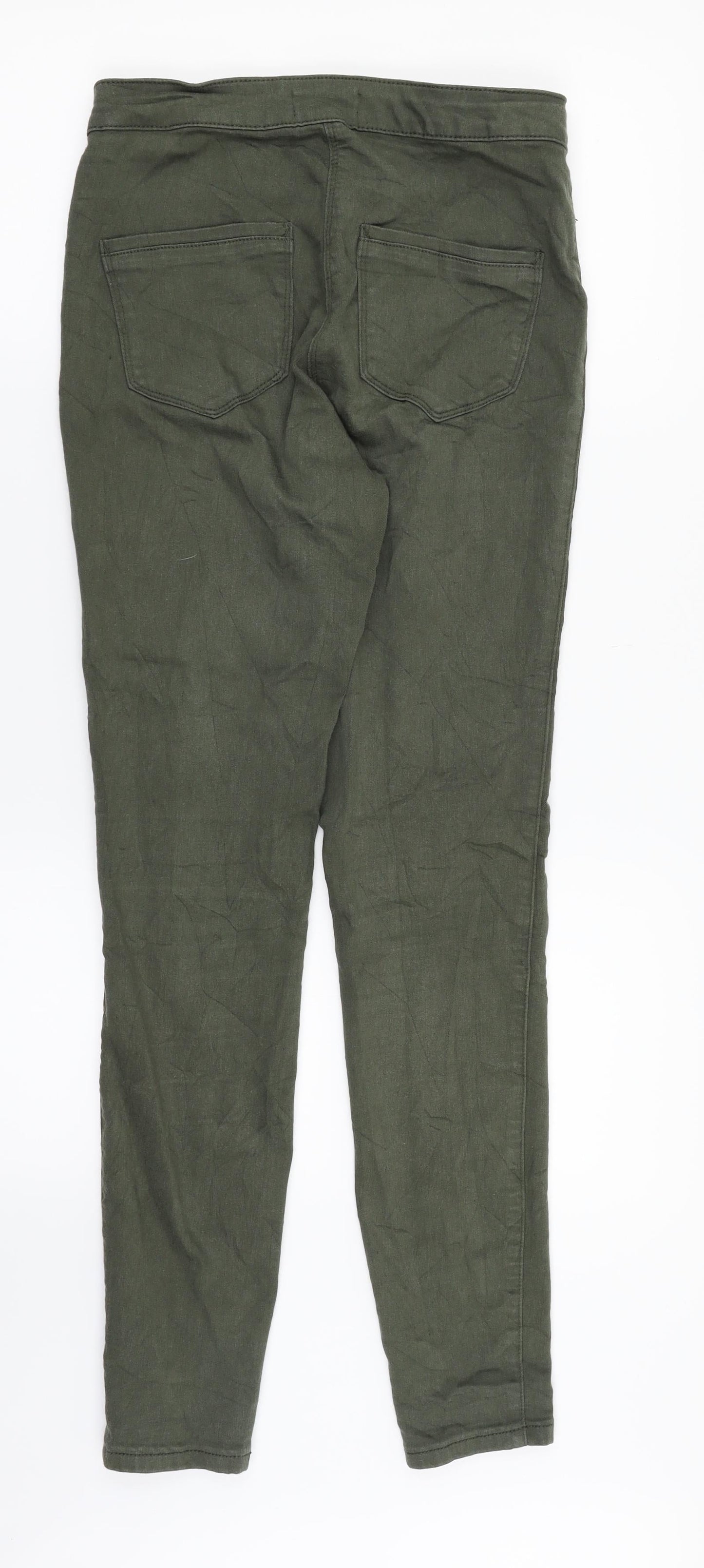 Matalan Womens Green  Denim Straight Jeans Size 10 L29 in