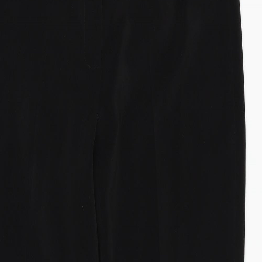 Womens UK Size 10 NEXT Regular Fit Dress Pants Black Trousers