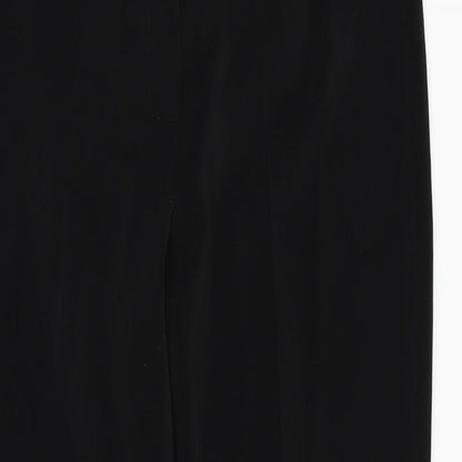 Womens UK Size 10 NEXT Regular Fit Dress Pants Black Trousers