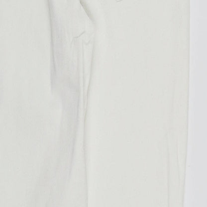 NEXT Womens White  Denim Straight Jeans Size 10 L30 in