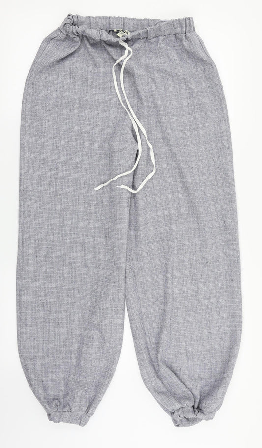 Womens UK Size S Love Regular Fit Jogger Blue Trousers
