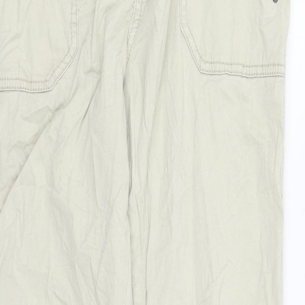 EDC Womens Beige   Cargo Trousers Size 14 L31 in
