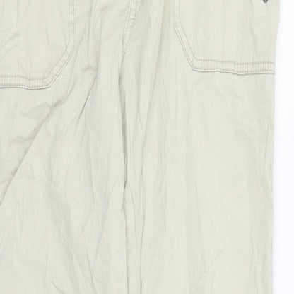 EDC Womens Beige   Cargo Trousers Size 14 L31 in