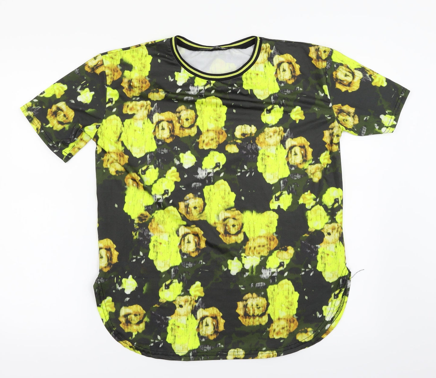Womens UK Size 8 Atmosphere Multicoloured Basic T-Shirt