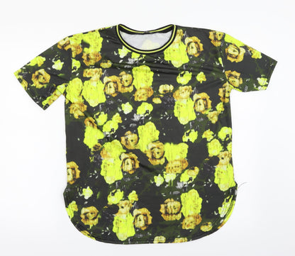 Womens UK Size 8 Atmosphere Multicoloured Basic T-Shirt