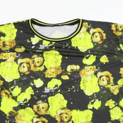 Womens UK Size 8 Atmosphere Multicoloured Basic T-Shirt