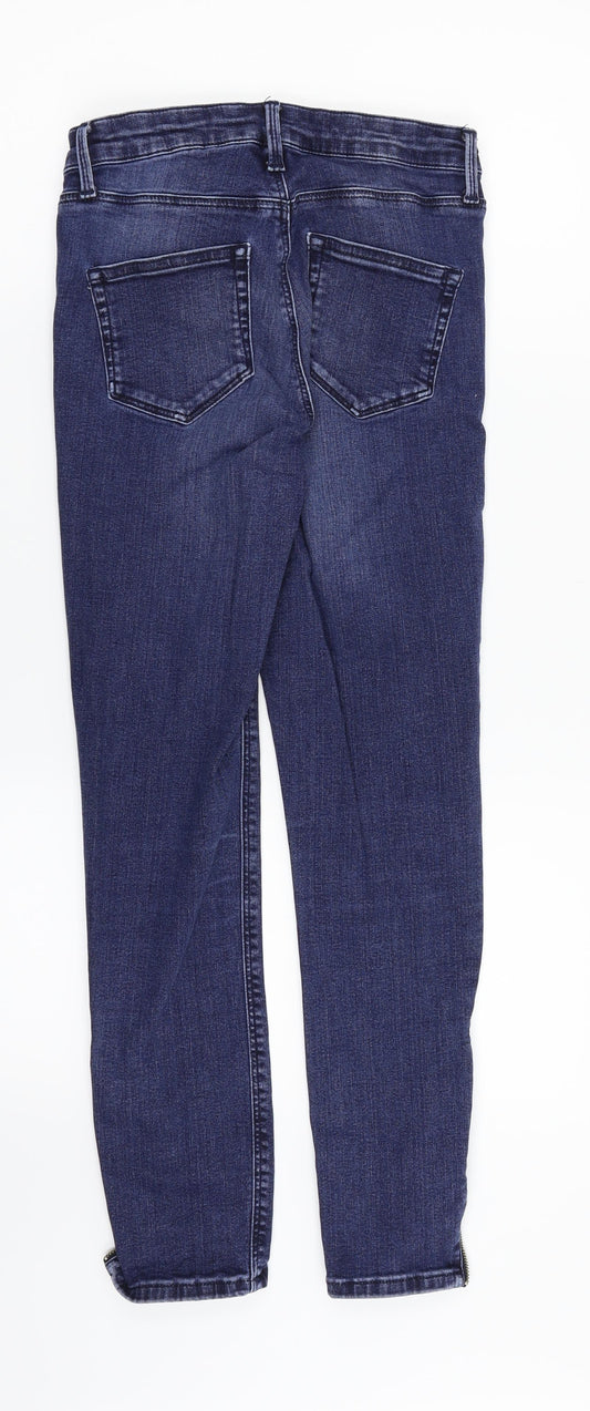 Topshop Womens Blue  Denim Skinny Jeans Size 26 in L30 in
