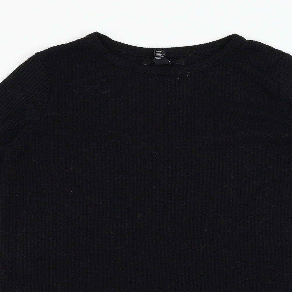 Forever 21 Womens Black   Pullover Jumper Size M