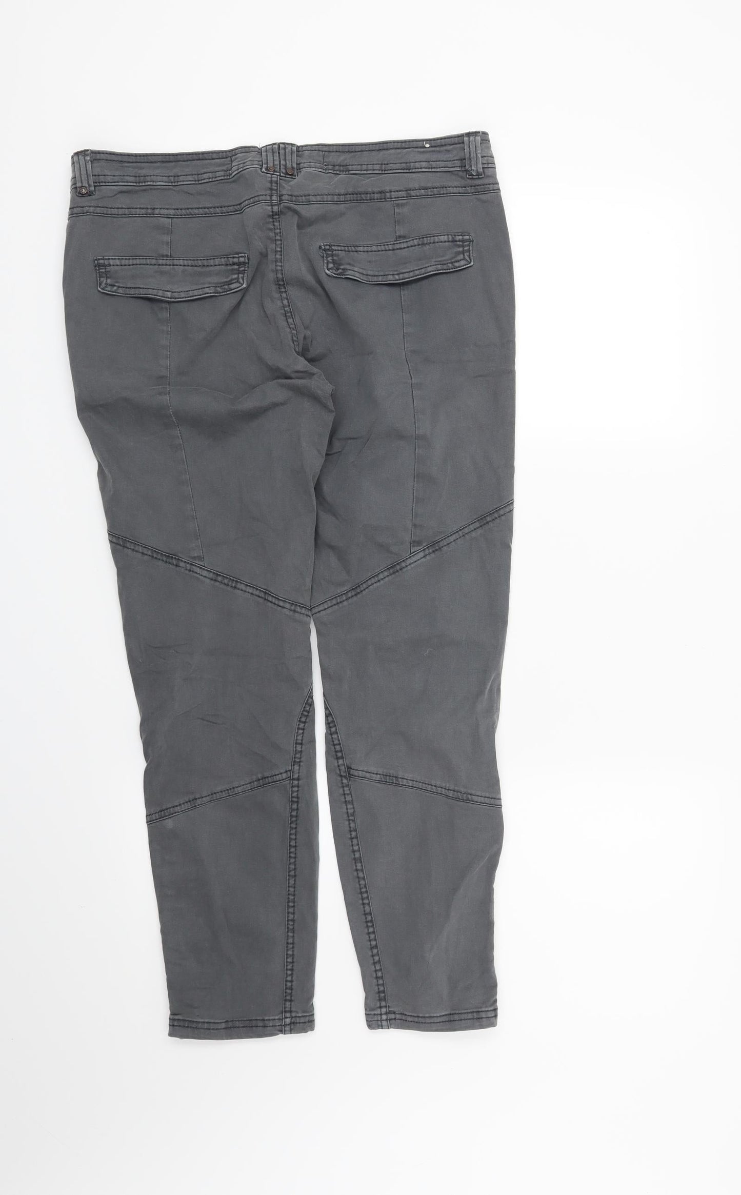 New Look Womens Grey   Skinny Jeans Size 10 L26 in