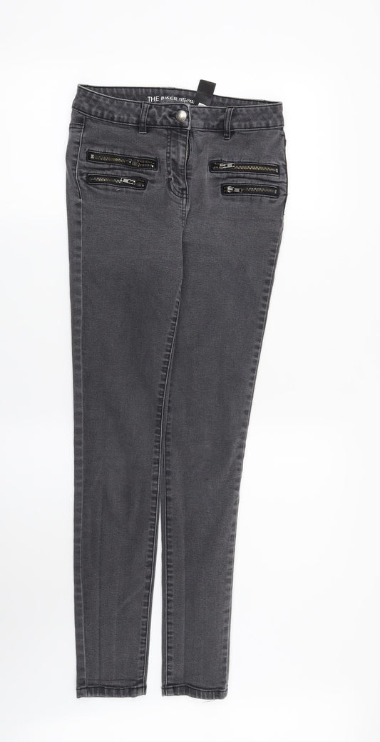 NEXT Womens Black   Skinny Jeans Size 10 L28 in