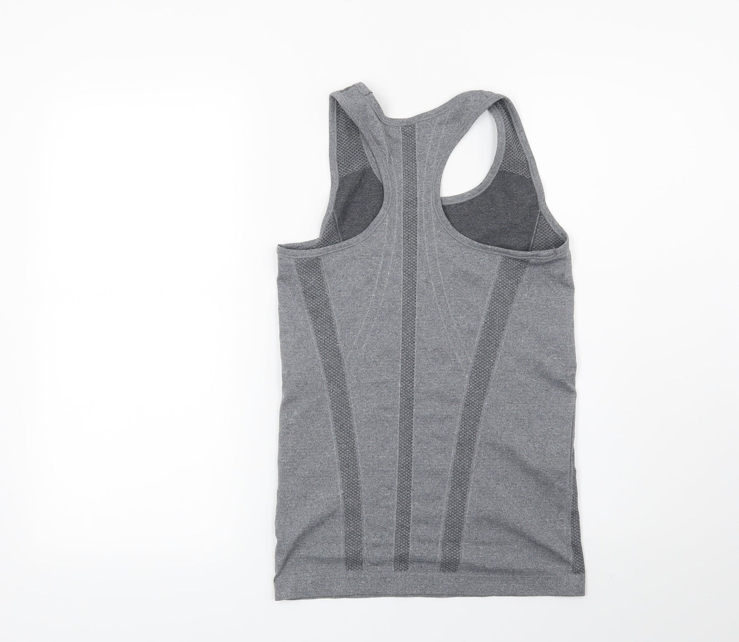 Womens UK Size 10 Workout Grey Basic T-Shirt