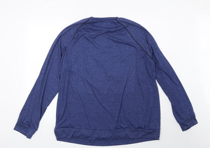 Preworn Womens Blue   Pullover Sweatshirt