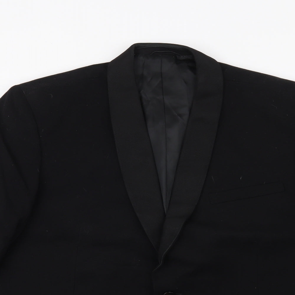 Mens UK Size 38 Preworn Black Jacket