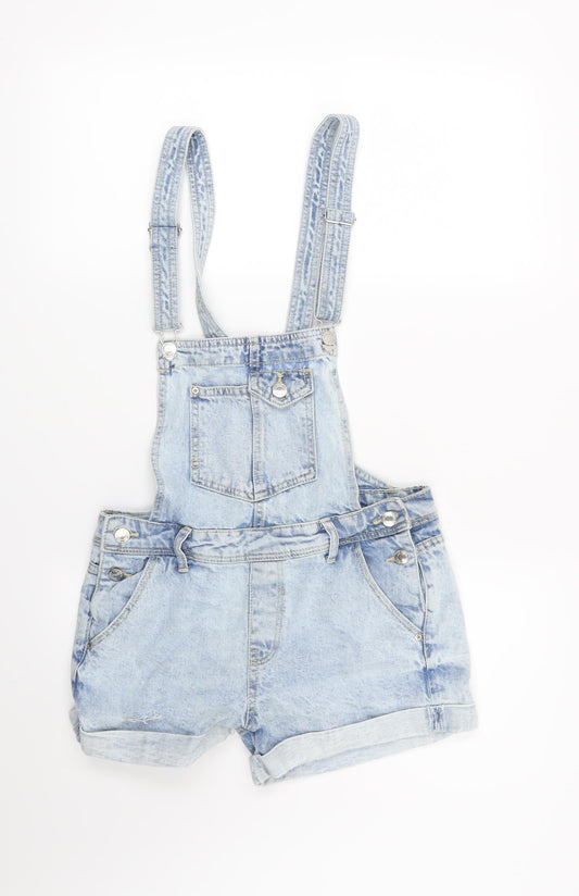 Bershka Womens Blue   Dungaree One-Piece Size 2XS