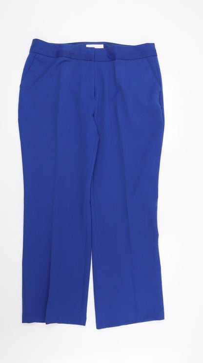 Womens UK Size 18 Marisota Regular Fit  Blue Trousers